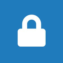 computer monitor with shield background